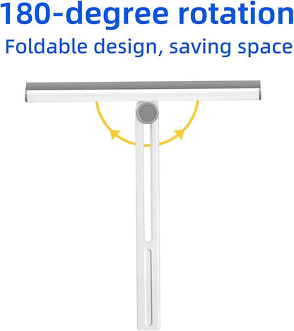 Small Squeegee,Shower Squeegee for Glass Doors,Bathroom Squeegee for Shower Glass,Window Cleaning