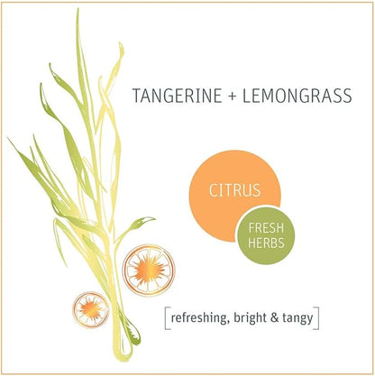 Grab Green Naturally-Derived, Tangerine with Lemongrass, 12 Pods (4-Pack), Mineral-Based Garbage Disposal Cleaner & Freshener