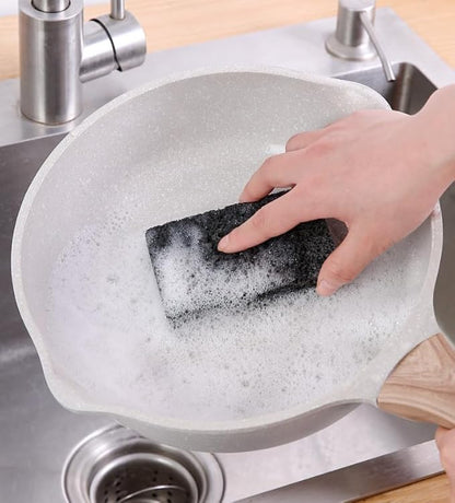 36 - Pack Non-Scratch Scrub Sponges - Sponges for Dishes and Washing Dishes, Cleaning Sponges for Kitchen Home and More（Black）