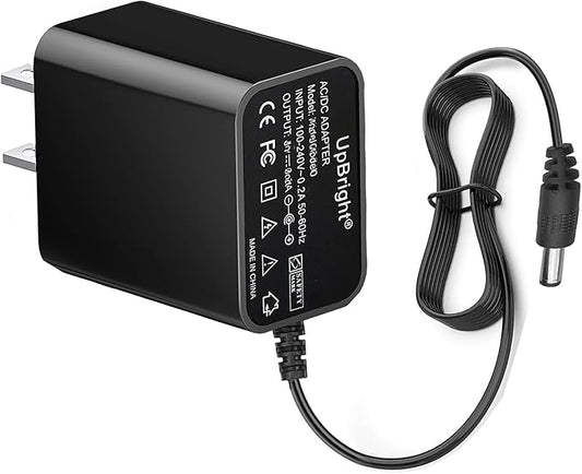 UpBright 5V AC/DC Adapter Compatible with FRUITEAM Electric Spin Scrubber 360 Cordless Power Shower Scrub Surface Cleaner 3.7V 2000mAh Lithium Ion Li-Ion Rechargeable Battery HLD-04210 4.2V Charger