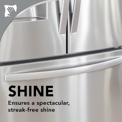 Weiman Stainless Steel Cleaner & Polish Kit, 2 Wipes & Cloth, Anti-Fingerprint, Removes Grease, Water Spots, Streaks & Residue, Polishing Cleaner Safe for Appliances, Chrome, Sinks & Grill Exteriors