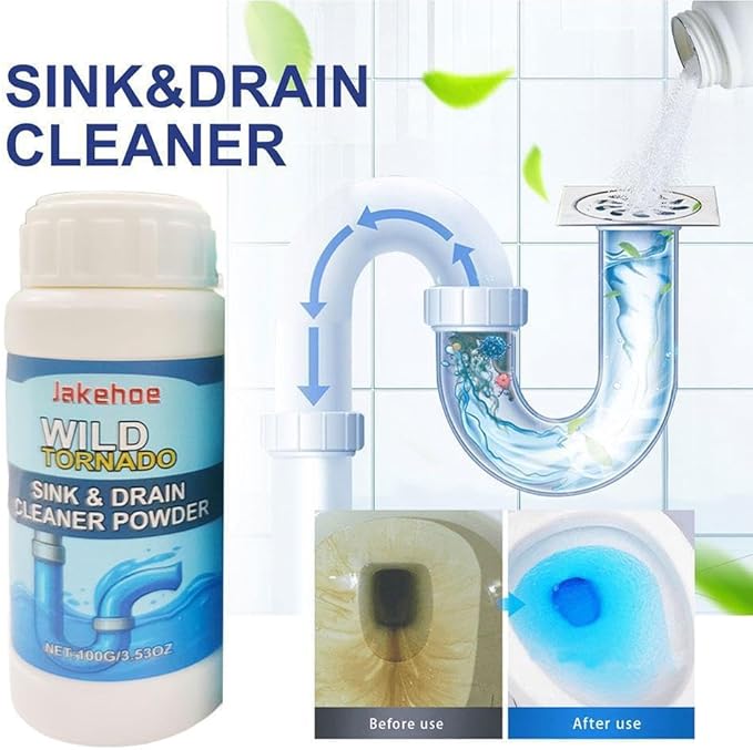 Powerful Kitchen Pipe Dredging Agent, Dredge Deodorant, Toilet Sink Drain Cleaner, Sewer Household Cleaning Tools