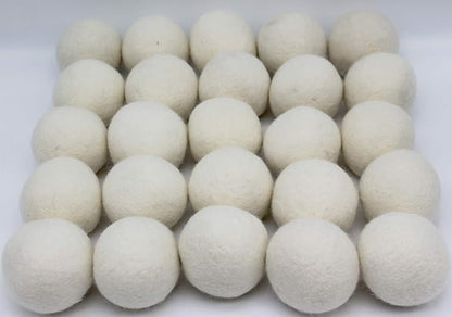 Wooland Wholesale Bulk Laundry XL Premium Wool Dryer Balls - 100% New Zealand Organic Wool Natural Fabric Softener for Sensitive Skin, Babies (300 Count)