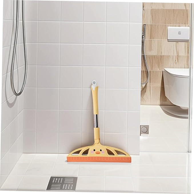 BESPORTBLE 2pcs Shower and Car Window Squeegee Scraper Tool, Sturdy Plastic with Rubber Blade, Multi-Purpose Glass Door and Mirror Cleaner for Bathroom, Kitchen, and Windshield Cleaning