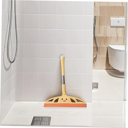 BESPORTBLE 2pcs Shower and Car Window Squeegee Scraper Tool, Sturdy Plastic with Rubber Blade, Multi-Purpose Glass Door and Mirror Cleaner for Bathroom, Kitchen, and Windshield Cleaning