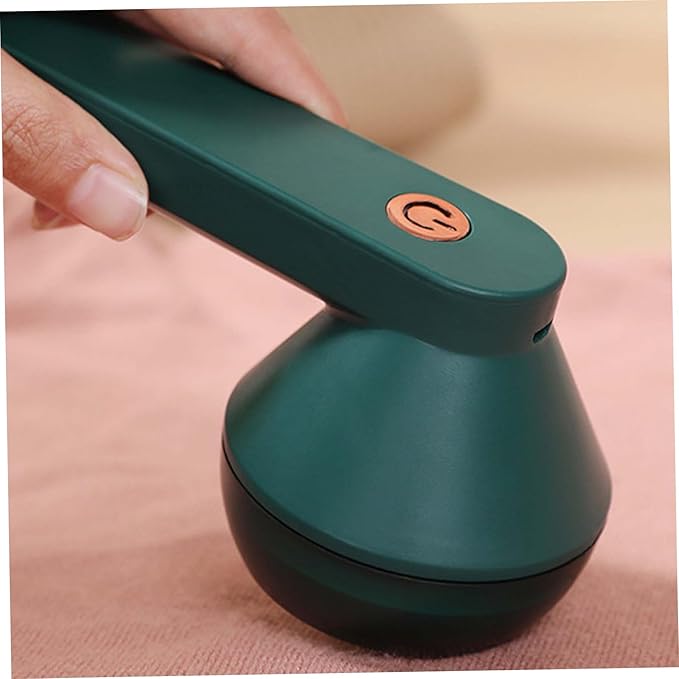 Fabric Shaver USB Rechargeable Lint Remover Electric Lint Shaver for Clothes Furniture Green Electric