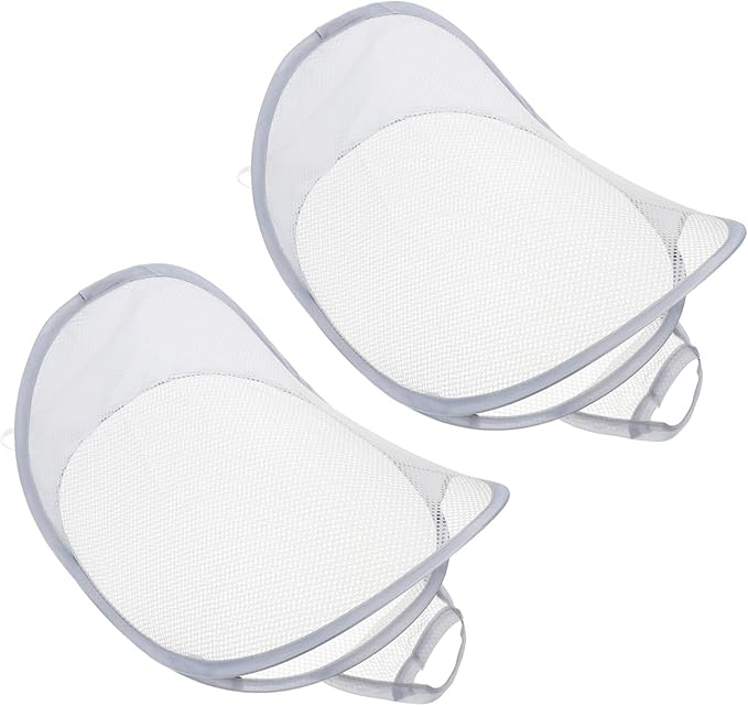 2pcs Folding Wall-Mounted Laundry Baskets Portable Storage Hanging Basket Collapsible Clothes Organizer for Home Space-Saving Sundries Storage