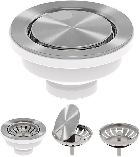 KRAUS Stainless Steel Versi Drain Assembly with FlipCap, ST-4