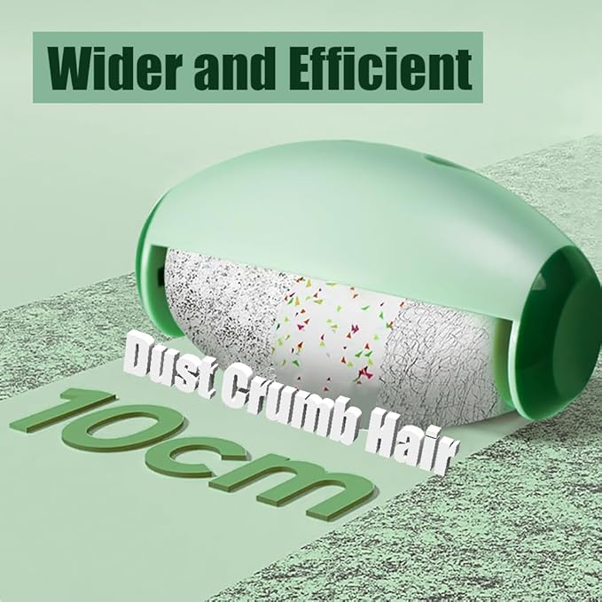 Reusable Lint Roller Ball, Mini Travel Size Lint Roller for Clothes, On The Go Small Portable Lint Ball Remover for Clothes and Pet Hair, Extra Sticky & Washable Gel (Green)