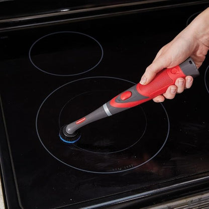Rubbermaid Reveal Power Scrubber Attachable Scouring & XL Brush Head, for Cordless Electric Battery Powered Scrub Brush, Ideal for Kitchen/Stovetop/Dish/Silverware/Utensils/Appliances