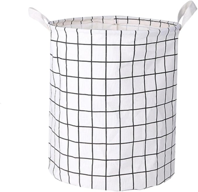 1PC Folding Laundry Basket Round Storage Bin Bag Large Hamper Collapsible Clothes Toy Basket Bucket Organizer Large Capacity