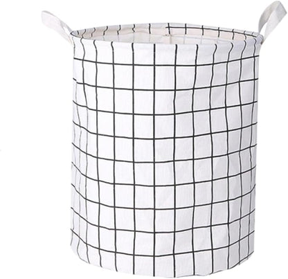 1PC Folding Laundry Basket Round Storage Bin Bag Large Hamper Collapsible Clothes Toy Basket Bucket Organizer Large Capacity