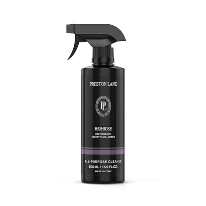 Preston Lane Luxury All-Purpose Cleaner, Highrise Scent | Bio-Based Multi-Surface Spray | Streak-Free Finish, Lifts Dirt, Smudges & Grease | Vegan & Cruelty-Free