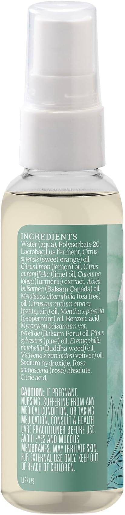 Aura Cacia Fresh Toilet Spray 2 Fl. oz. - Light Aroma, No Synthetic Fragrances
