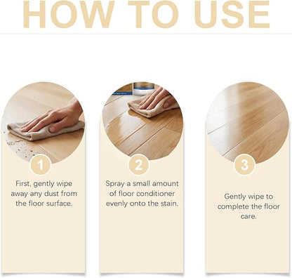 MultiSurface Wood Floor Removes Dirt Leaves Freshing Plant Scent Polishing Restorer Gentle Liquid Polish Sprays