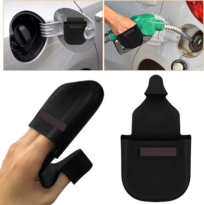 Reusable Gas Pump Glove, Silicone Gas Gloves for Gasoline Pump, Protects Hands From Dirty Pump Handles and Keyboards
