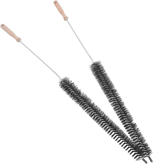 Ciieeo 2pcs Washing Machine and Dryer Cleaning Brush with Wooden Handle Pipe and Tube Cleaner for Home Use Practical Replacement Tool for Dust and Dirt Removal