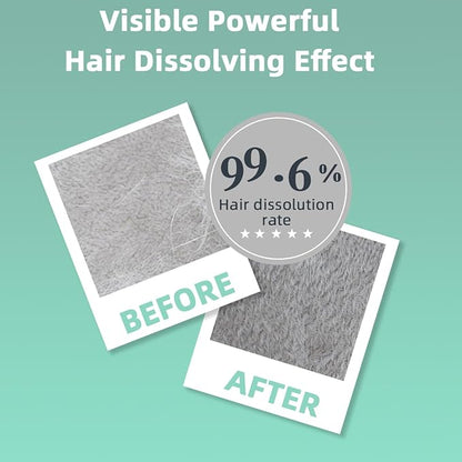 Upgarded Pet Hair Dissolver Pro Washing Machine Cleaner Powder, Deep Cleaning Pet Bedding, Deep Cleaning Washing Machine, 3 Sachets, 405g, Dog Cat Hair | Stain | Odors Remover for Laundry, No More Fur