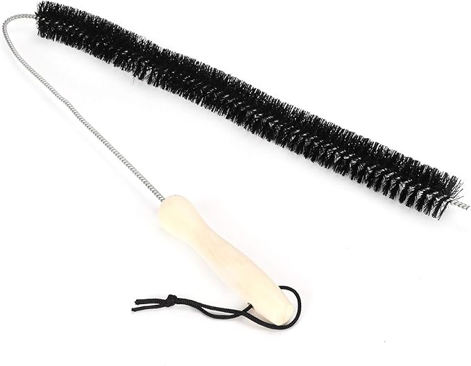 Fdit Dryer Vent Cleaner Kit Lint Brush Flexible Bendable Dryer Washing Machine Refrigerator Pipe Dredge Tool Universal Vacuum Attachment Fits Vacuum Hoses(Black)