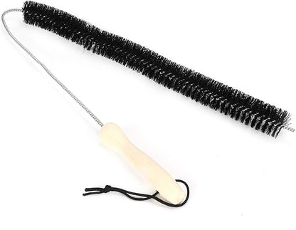 Fdit Dryer Vent Cleaner Kit Lint Brush Flexible Bendable Dryer Washing Machine Refrigerator Pipe Dredge Tool Universal Vacuum Attachment Fits Vacuum Hoses(Black)