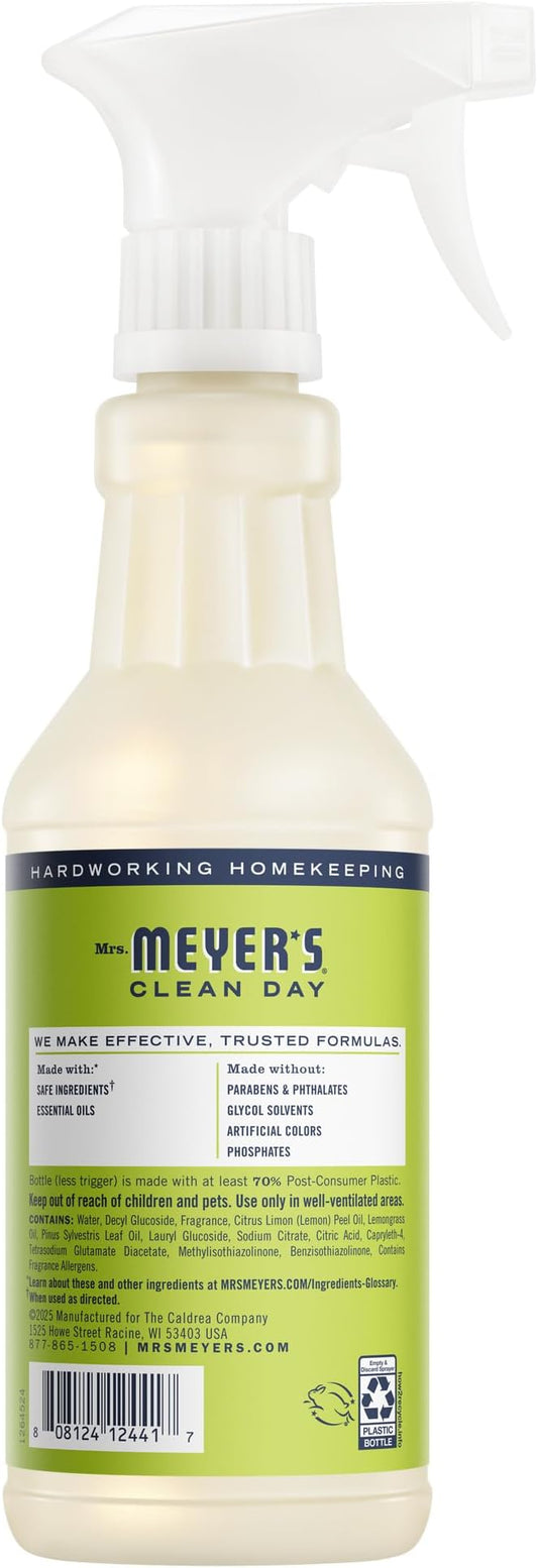 MRS. MEYER'S CLEAN DAY All-Purpose Cleaner Spray, Cruelty Free Formula, Lemon Verbena, 16 fl. oz - Pack of 3