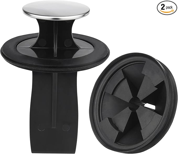 Garbage Disposal Splash Guard, with Waste Disposal Shovel for InSinkErator Evolution Series 3 3/8" QCB-AM Sink Baffle Rubber Drain Cover Upgraded Removable Quiet Collar Strainer Insert Ullnosoo
