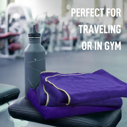 SINLAND Microfiber Gym Towels Super Absorbent Compact Travel Workout Towel Quick Dry Camping Sweat Towel for Sports Beach Swimming Backpacking Hiking and Yoga Men Women 16 Inch X 32 Inch