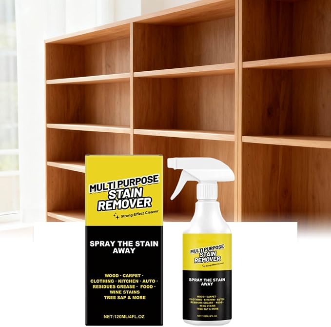 Multi Purpose Stain Remover, A powerful cleaner for kitchens, Kitchen Multi-purpose Foam Cleaner Spray, Fast Acting Cleaner for Kitchen Countertops, Floors, Toilets, Cars (3, 120ML)