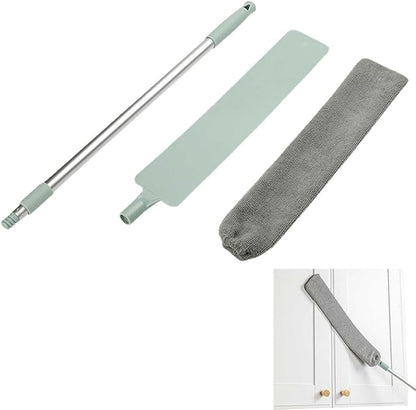 Gaps Dust Cleaner – Retractable Long-Handle Duster for Under Appliances, Hard-to-Reach Dust and Debris Removal Tool | Ideal for Home, Bedroom, Kitchen, and Household Cleaning