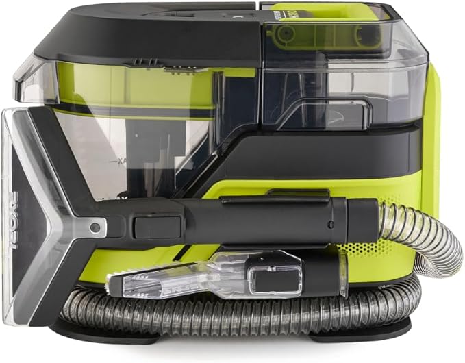 RYOBI ONE+ HP 18V Brushless Cordless SWIFTClean Mid-Size Spot Cleaner with 4.0 Ah Battery and Charger, AVERAGE, GREEN, PBLHV704K