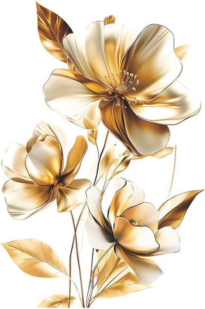 3D Wall Stickers DIY Flower Wall Decal Removable Waterproof Wall Art Decor for Bedroom Living Room Offices Home Decoration