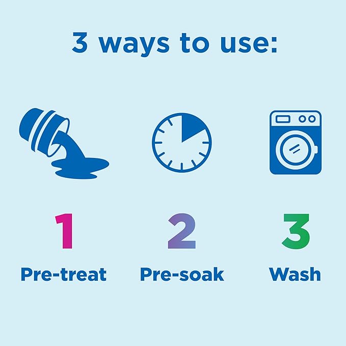 Clorox 2 for Colors Stain Remover & Laundry Additive, Free and Clear, 66 Fl Oz (Pack May Vary)
