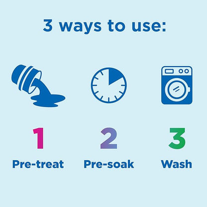 Clorox 2 for Colors Stain Remover & Laundry Additive, Free and Clear, 66 Fl Oz (Pack May Vary)