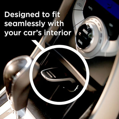 Glade PlugIns Car Air Freshener Starter Kit, New Car Feel, 0.11 Fl Oz