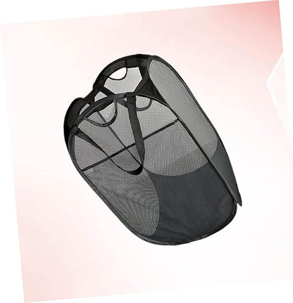 Levemolo Square Laundry Basket Folding Storage Basket for Clothes Black Laundry Hamper Rolling Wheels Capacity