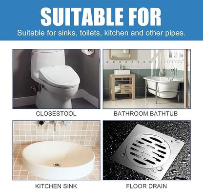 Powerful Kitchen Pipe Dredging Agent, Dredge Deodorant, Toilet Sink Drain Cleaner, Sewer Household Cleaning Tools