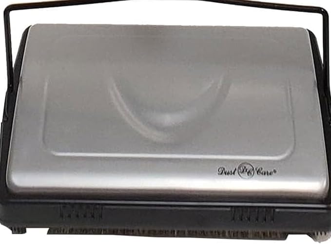 Dust Care DC 12985 11" Cleaning Path Commercial Grade Carpet Sweeper – Non-Electric, Triple-Brush System, Clean Out Comb on Board – Ideal for Efficient Cleaning of Carpets and Floors