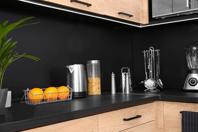 Safiyya Black Peel and Stick Wallpaper 984.2"x17.7" Removable Temporary Self Adhesive Contact Paper Waterproof Wallpaper for Walls Covering Vinyl Rolls