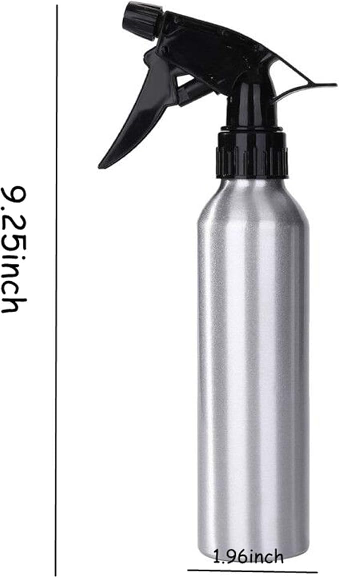 DOWEI 250ml Aluminum Empty Spray Bottles,2pcs Reliable Sprayer Empty Spray Bottles 250ml Aluminum Bottle for Hairdressing Tattooing Green Soap Flowers Water Sprayer Tool