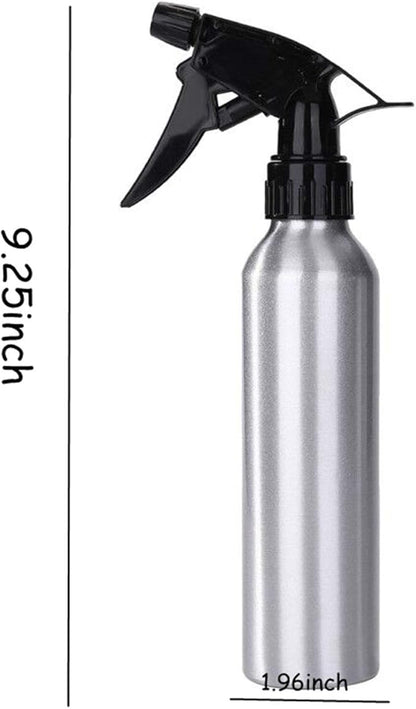 DOWEI 250ml Aluminum Empty Spray Bottles,2pcs Reliable Sprayer Empty Spray Bottles 250ml Aluminum Bottle for Hairdressing Tattooing Green Soap Flowers Water Sprayer Tool