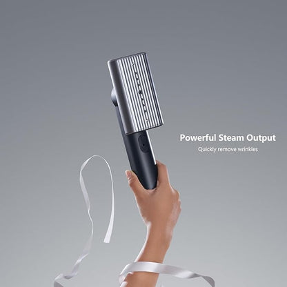 G9 Steam 2-in-1 Professional Travel Steamer for Clothes, Just 1lbs Lightly, 8 Minutes of Continuous Strong Steam, 1200W Light Steam Iron for travel and home (black)