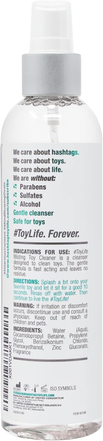 #ToyLife All-Purpose Misting Toy Cleaner, All-Purpose Cleaning Solution, Sprays Perfect Amount, 8 Fl Oz (Pack of 2)
