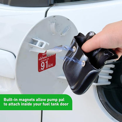 KIBBEH Reusable Silicone Fuel Glove, Protect Hands from Filthy Gas Pump Handles and Keypads, Durable and Universal
