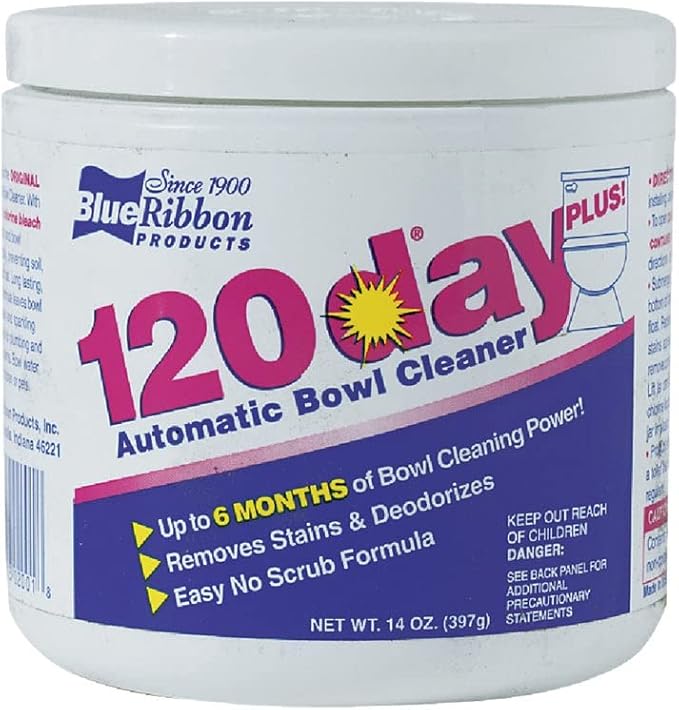 Blue Ribbon 120 Day Clean Scent Automatic Toilet Bowl Cleaner 14 oz. Powder