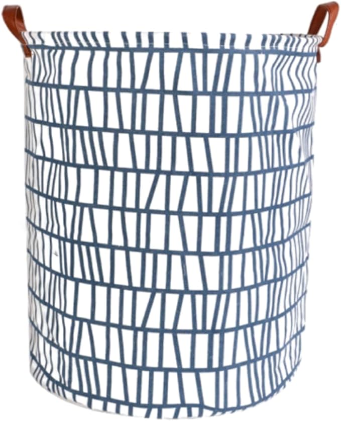 1PC Folding Laundry Basket Round Storage Bin Bag Large Hamper Collapsible Clothes Toy Basket Bucket Organizer Large Capacity