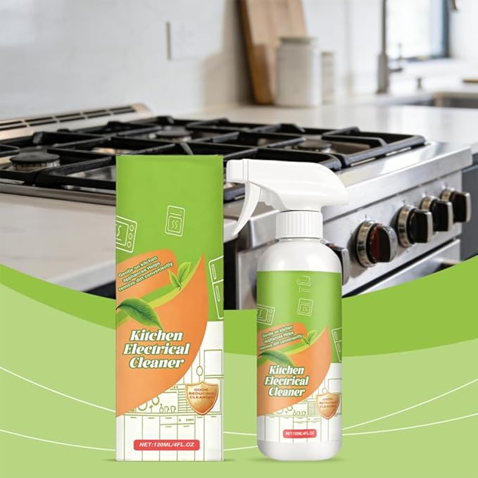 Electrolyzed Ion Kitchen Cleaner Spray, Cleanse Kitchen Appliance Cleaner, Multi-purpose Household and Kitchen Cleaning Spray, Multi-purpose Cleaner for Oven, Stove, Range Hood & Appliances (1)