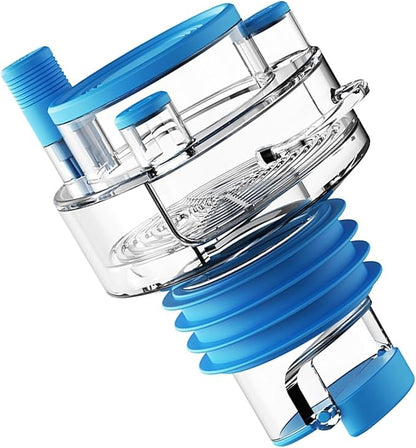 Clear ABS Sink Drain Diverters with Blocking & Clog Detection Quick Install for Kitchen/Bathroom Plumbing Systems Visible Flows Kitchen Filter Device