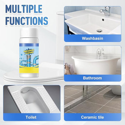 2026 New Sink Drain Cleaner, Multi-functional Sink and Drain Cleaner Powder Cleaning, Drains Cleaner Foam Cleaner, Powerful Pipe Dredging Agent for Kitchen Toilet (5Pcs)