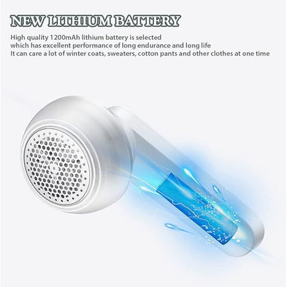 VALINK 2022 Electric Lint Remover USB Rechargeable Fabric Shaver, Lint Remover, Lint Shaver Defuzzer Sweater Shaver White