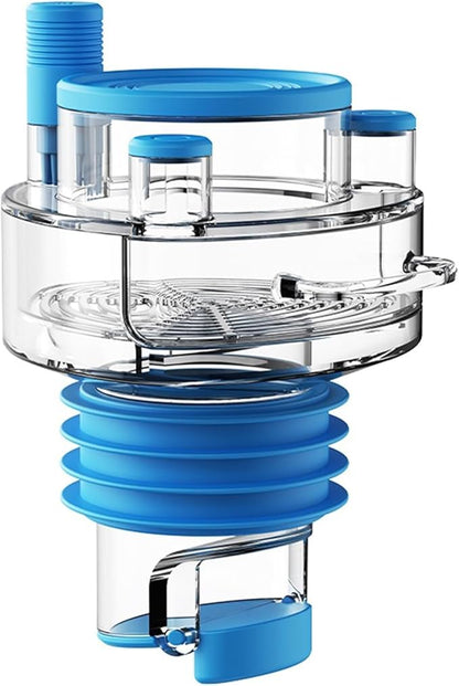 Clear ABS Sink Drain Diverters with Blocking & Clog Detection Quick Install for Kitchen/Bathroom Plumbing Systems Visible Flows Kitchen Filter Device